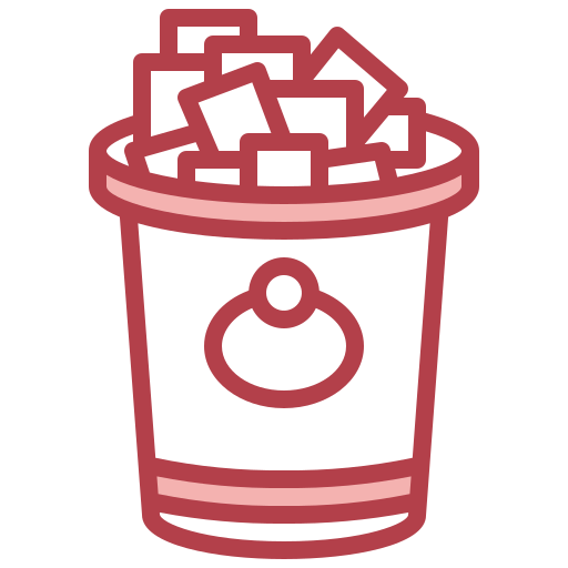 Ice bucket Surang Red icon
