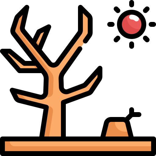 arbol seco Generic Outline Color icono