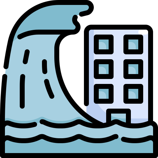 Flood Generic Outline Color icon