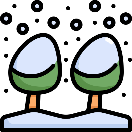 Śnieg Generic Outline Color ikona
