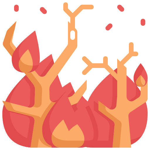 Лесной пожар Generic Flat иконка