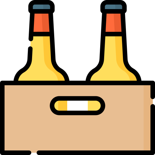 Beer box Special Lineal color icon