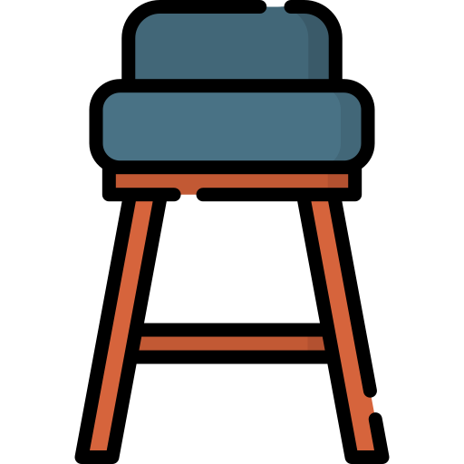 바 의자 Special Lineal color icon