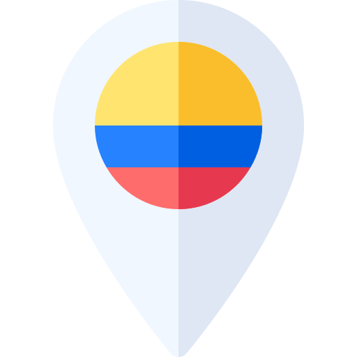 colombia Basic Rounded Flat icona