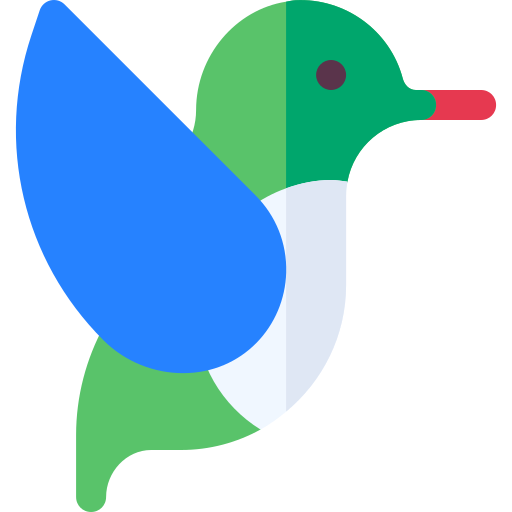 colibrí Basic Rounded Flat icono