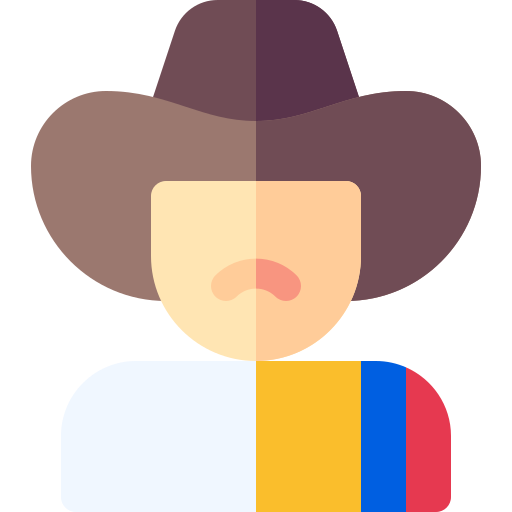 Colombian Basic Rounded Flat icon