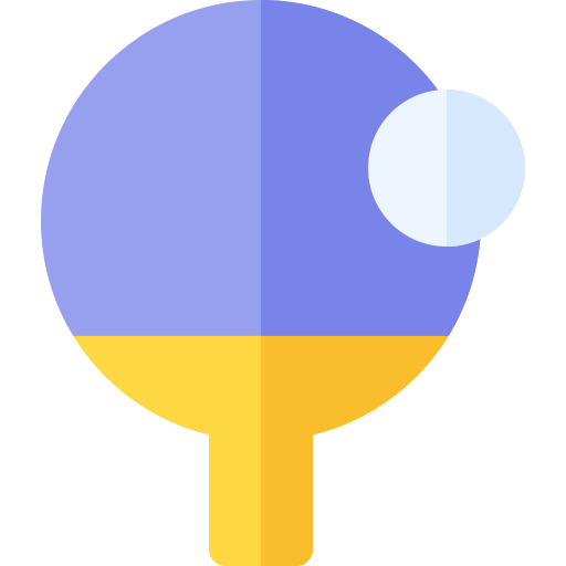 tischtennis Basic Rounded Flat icon