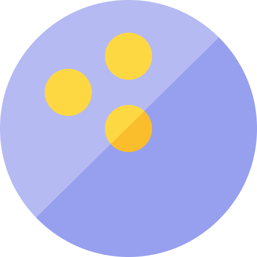 bowlingkugel Basic Rounded Flat icon