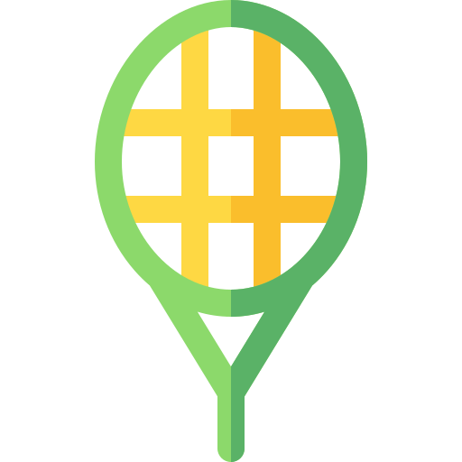 rakieta tenisowa Basic Rounded Flat ikona