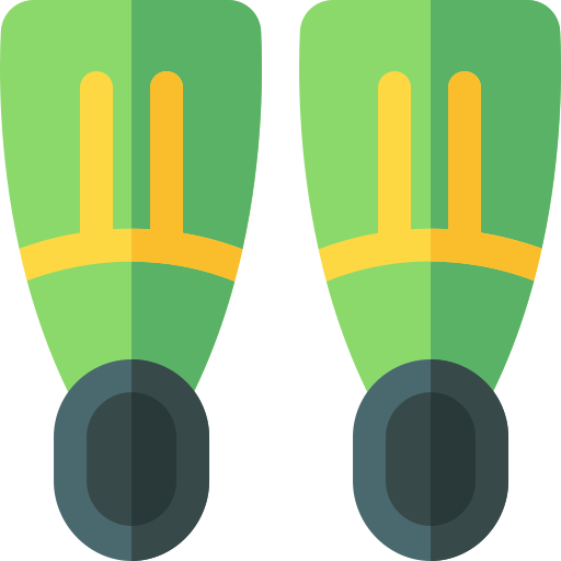 Flippers Basic Rounded Flat icon