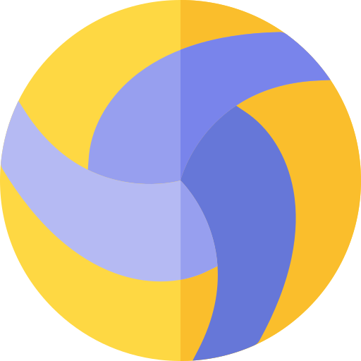 vóleibol Basic Rounded Flat icono