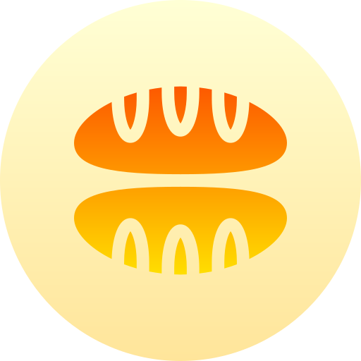 빵 Basic Gradient Circular icon
