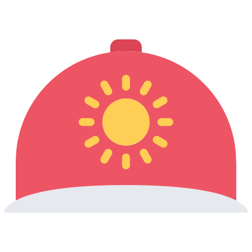 gorra Coloring Flat icono