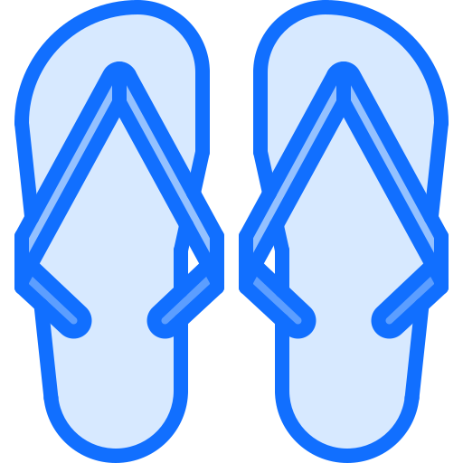 Footwear Coloring Blue icon