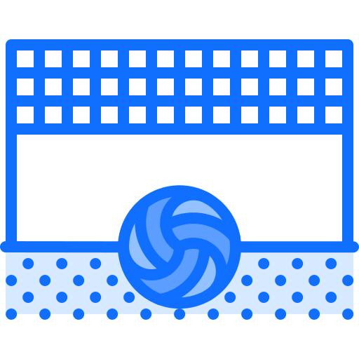 voleibol de playa Coloring Blue icono