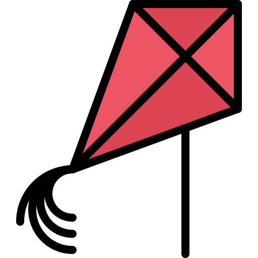 Kite Coloring Color icon