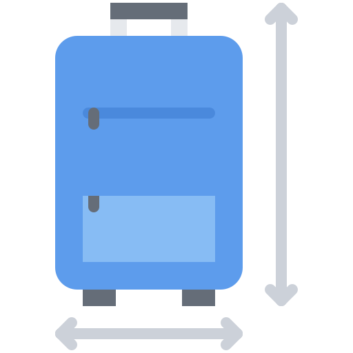 equipaje Coloring Flat icono