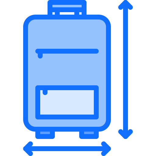 Baggage Coloring Blue icon