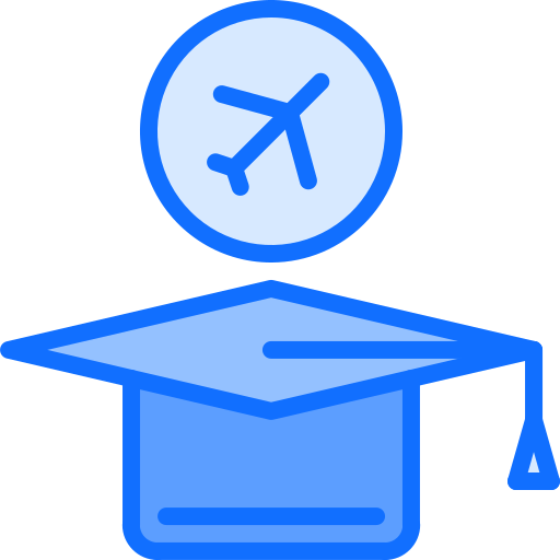 Education Coloring Blue icon