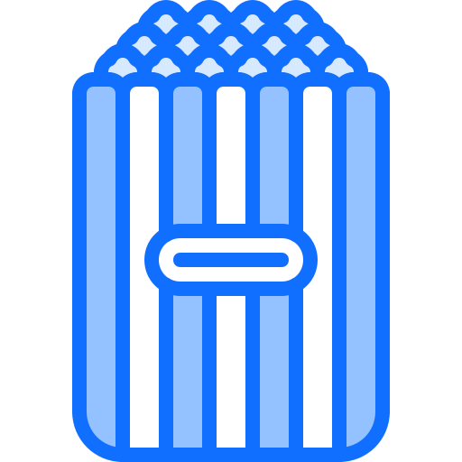 ポップコーン Coloring Blue icon