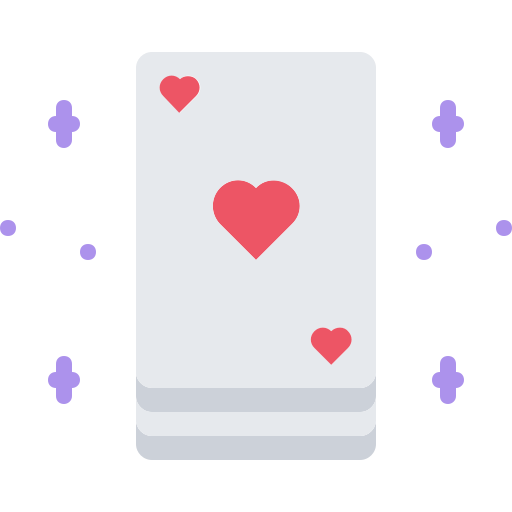 Cards Coloring Flat icon