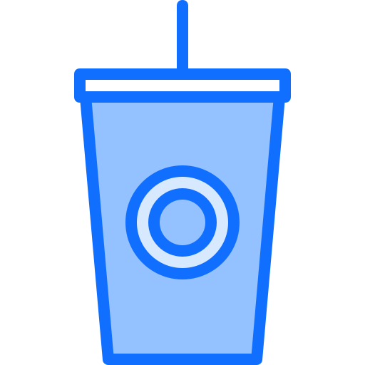 탄산 음료 Coloring Blue icon