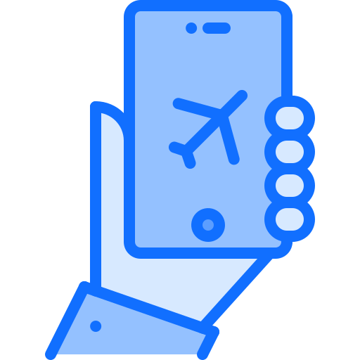 Airport Coloring Blue icon