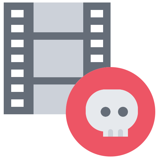 Movie Coloring Flat icon