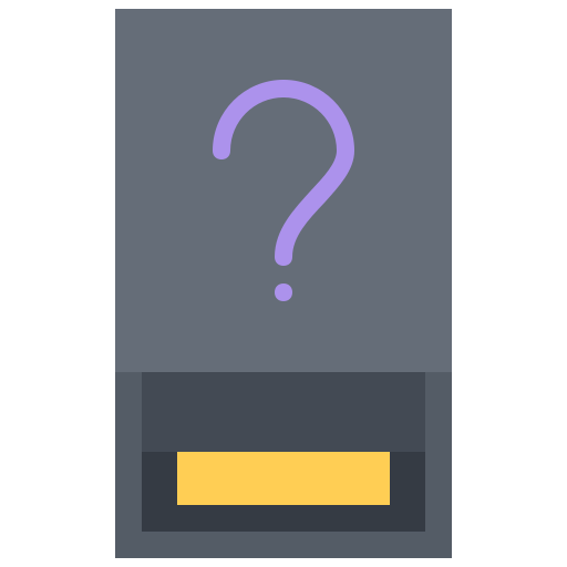 Magic box Coloring Flat icon