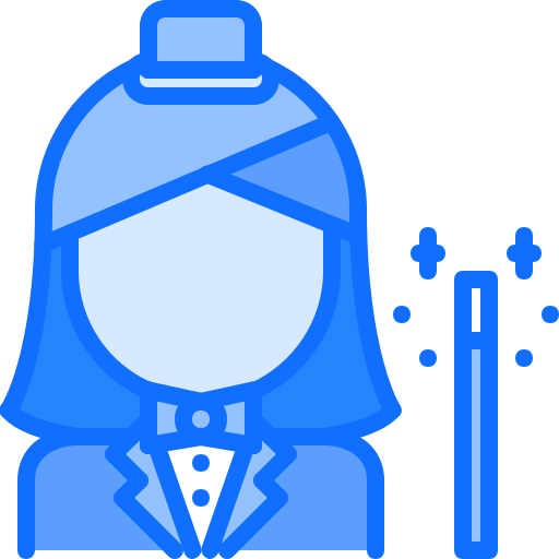 mago Coloring Blue icono