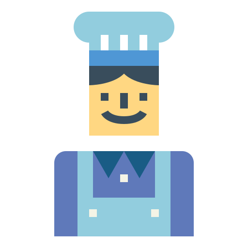 chef Smalllikeart Flat icoon