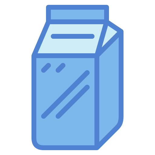 caja de leche Generic Blue icono