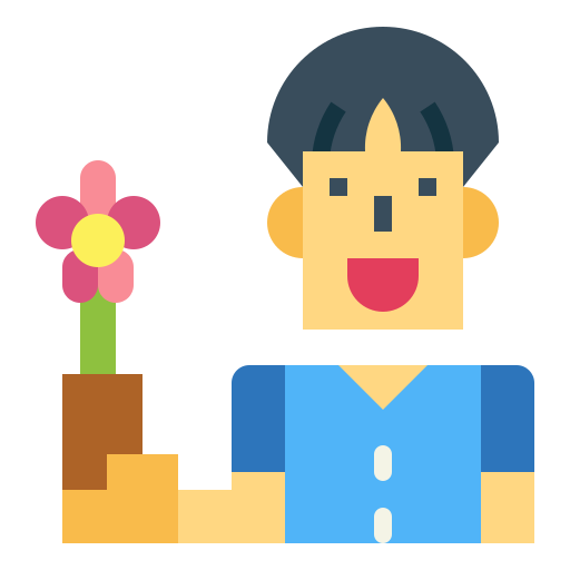 Customer Smalllikeart Flat icon