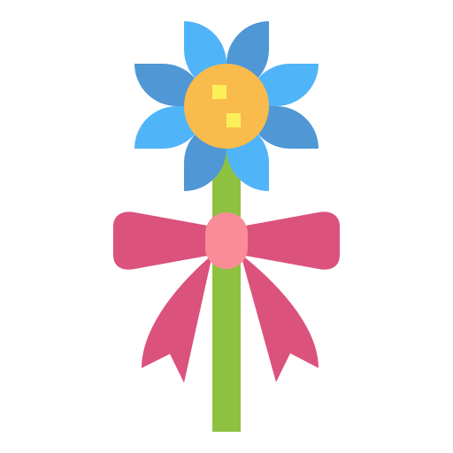 kwiat Smalllikeart Flat ikona