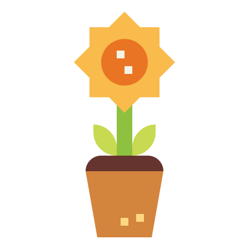 sonnenblume Smalllikeart Flat icon