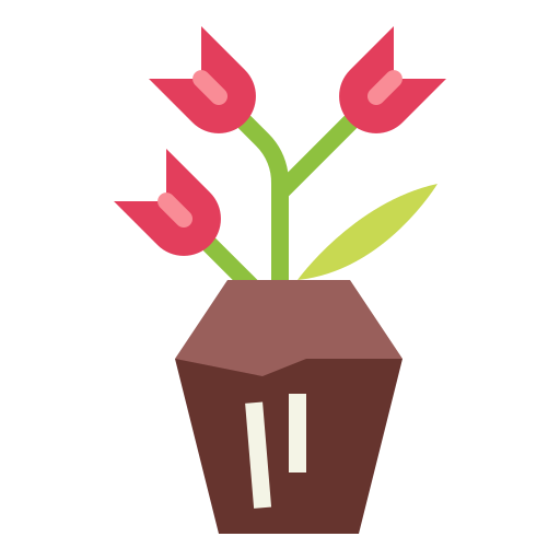 tulpe Smalllikeart Flat icon