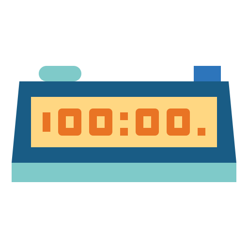 Alarm clock Smalllikeart Flat icon