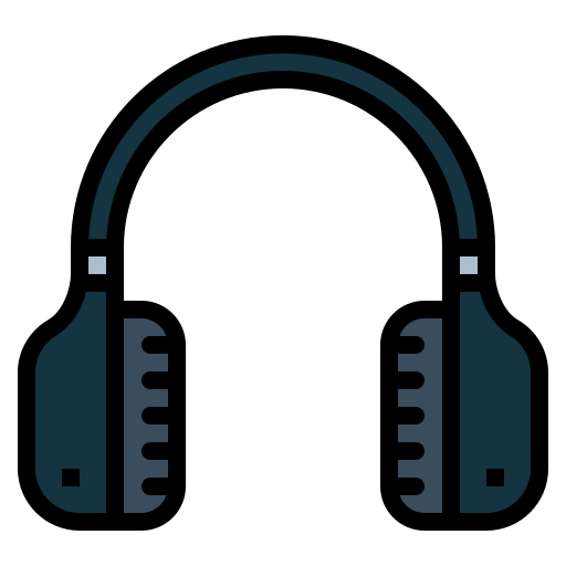 Headphone Smalllikeart Lineal Color icon