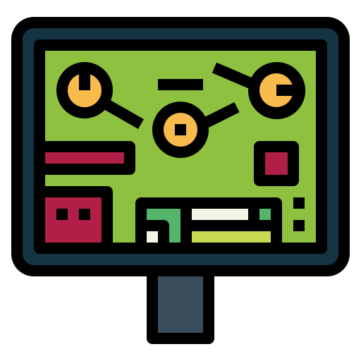 Strategy game Smalllikeart Lineal Color icon