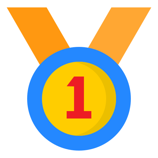 メダル srip Flat icon
