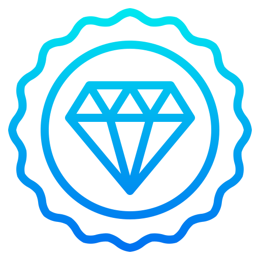 diamant srip Gradient icon