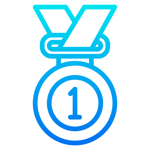 Medal srip Gradient icon