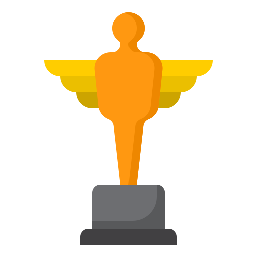 trofeo srip Flat icono