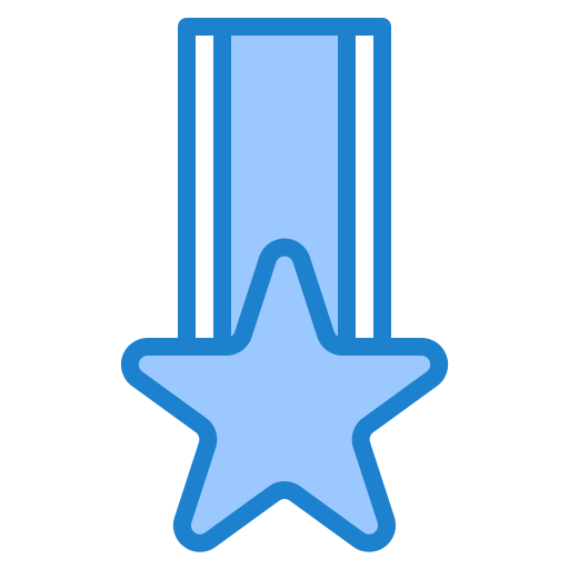 médaille srip Blue Icône