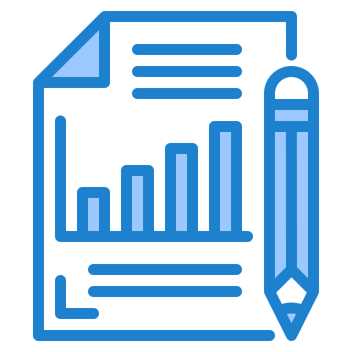 rapport srip Blue Icône