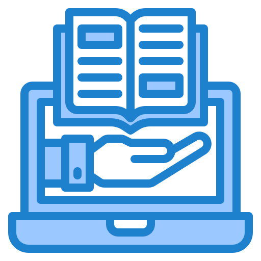 Ebook srip Blue icon
