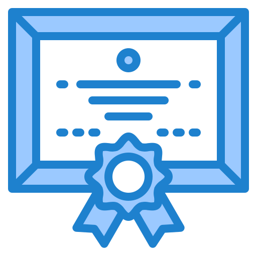 certyfikat srip Blue ikona