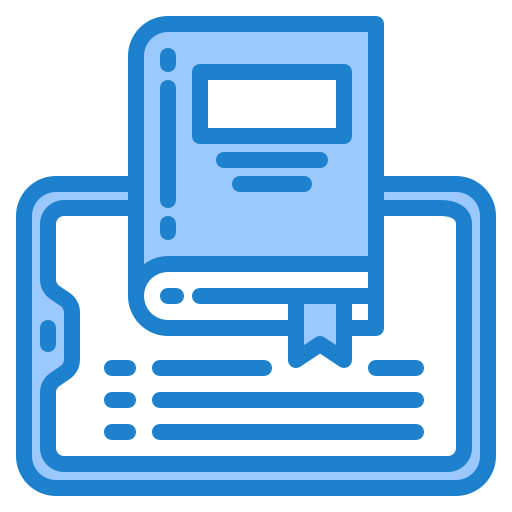 Ebook srip Blue icon