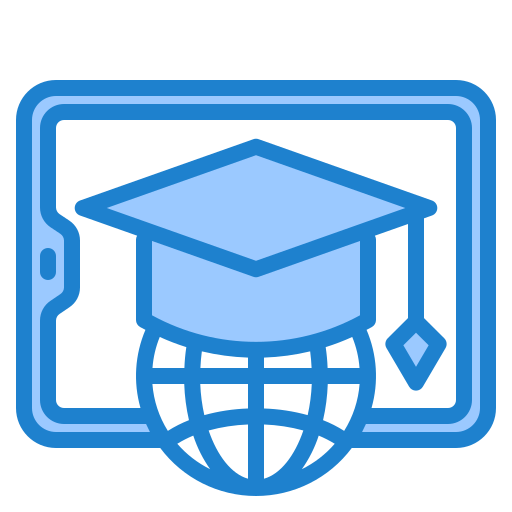 卒業 srip Blue icon