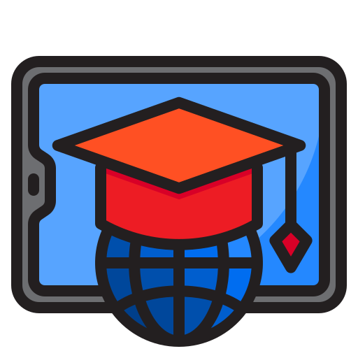 Graduation srip Lineal Color icon